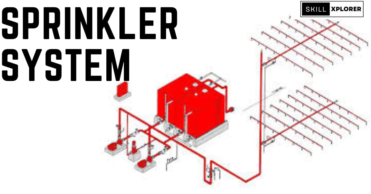 A fire sprinkler system